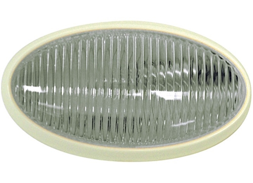 Peterson M383C Porch Light  Oval - Clear