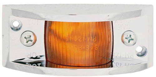 Peterson Incandescent Clearance/Side Marker Light, 4.88" x 2", Amber