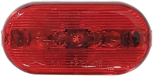 Peterson V135R Incandescent Marker/Clearance Light 4.125" x 2" - Red