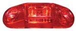 Peterson LED Clearance/Marker Light - 2.6" x 0.75" Red