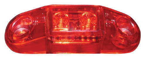 Peterson  V168R LED Clearance/Marker Light - 2.6" x 0.75" Red