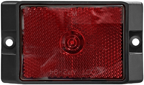 Peterson V215R LED Marker/Clearance/Reflex Light 3.94" x 1.13" - Red