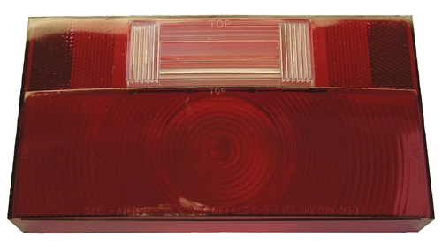 Peterson Replacement Lens For V25912 Stop/Turn/Tail Back-Up Light, Red