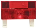 Peterson Incandescent Stop/Turn/Tail Light 8.5625" x  4.625" - Red + White