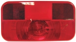 Peterson V25921 Stop/Turn/Tail Lens  8.5625" x 3.125" - Red