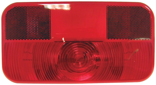 Peterson V25921 Stop/Turn/Tail Lens  8.5625" x 3.125" - Red