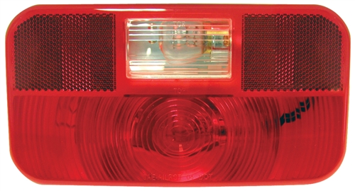 Peterson V25922 Incandescent Stop/Turn/Tail Light 8.5625" x 3.125"- Red + White