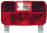 Peterson Incandescent Stop/Turn/Tail Light 8.5625" x 4.625" Red