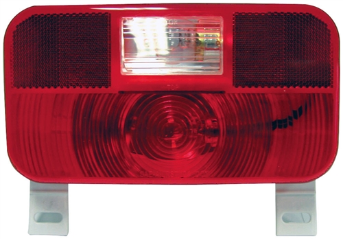 Peterson V25924 Incandescent Stop/Turn/Tail Light 8.5625" x 4.625" Red