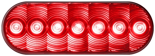 Peterson V821KR-7  LED Stop/Turn/Tail Light 6.5" x 2.25" - Red