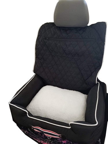 Seat Armour PET2G100B Pet Bed 2 Go Black Pet Bed And Car Seat