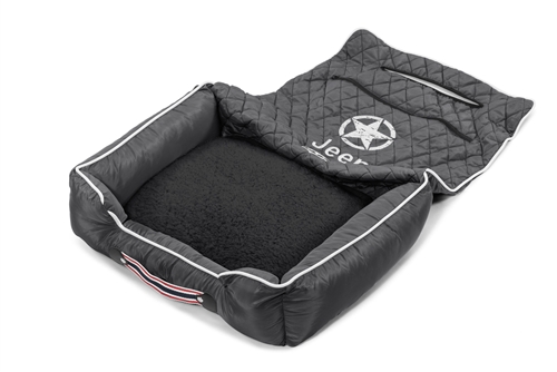 Seat Armour PET2G101JEPSTB Pet Bed 2 Go Black Jeep Star Pet Bed And Car Seat