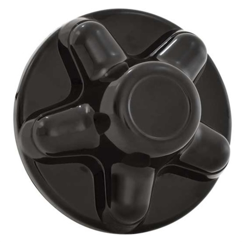 Phoenix USA QT545BHS QuickTrim Wheel Hub Cover - 5 Lug, 4.5" Diameter - Black