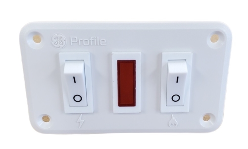 GE Profile Dual Fuel RV Water Heater Toggle Control Switch, White