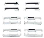 Putco ABS Chrome Door Handle Covers & Buckets For 2015-2020 Ford F-Series - 4 Pack