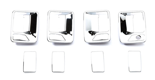 Putco 401209 ABS Chrome Door Handle Cover For 1999-2016 Ford F-250/350 Super Duty - 4 Pack