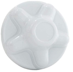 Phoenix USA QT545WHS QuickTrim Wheel Hub Cover - 5 Lug, 4.5" Diameter - White