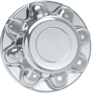 Phoenix USA QT765CHN QuickTrim Wheel Hub Cover - 8 Lug, 6.5" Diameter - Chrome