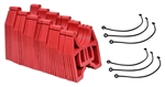 Valterra S2500R Slunky Sewer Hose Support For RVs - Red - 25'