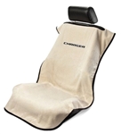 Seat Armour Towel with Dodge Charger Logo -Tan