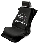 Seat Armour Corvette C4 Car Seat Towel - Black