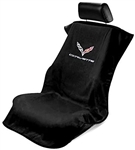 Seat Armour Corvette C7 Car Seat Towel - Black