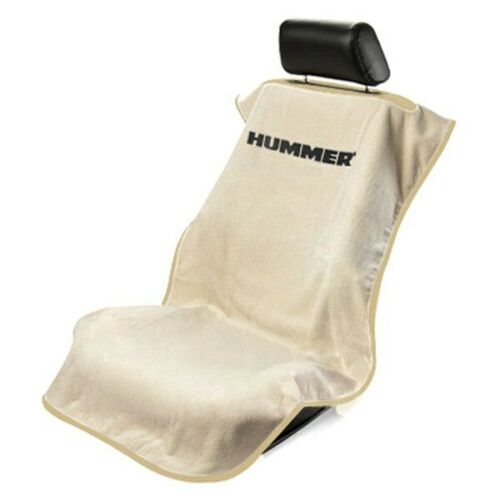 Seat Armour Hummer Logo Car Seat Cover - Tan