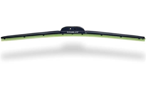 Scrubblade Green ShadeBlade Silicone Windshield Wiper Blade, 18"