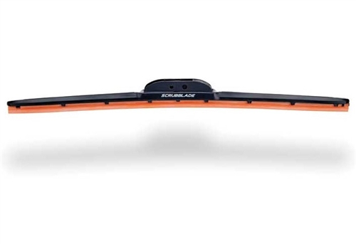 Scrubblade Orange ShadeBlade Silicone Windshield Wiper Blade, 16"