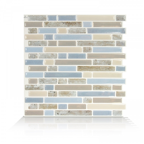 Smart Tiles SM1105G-04-QC Peel and Stick Mosaic Tile RV Backsplash - Bellagio Elena