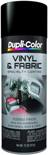 VHT Duplicolor HVP106 Vinyl & Fabric Coating - Flat Black - 11 Oz