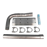 SuperSteer P30/P32 Tail Pipe Kit (Single Exhaust-P30)