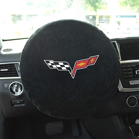 Seat Armour SWA100COR6 Corvette C6 Logo Steering Wheel Cover Protector