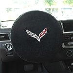 Seat Armour Corvette C7 Logo Steering Wheel Cover Protector