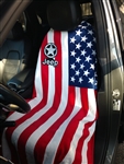 Seat Armour T2G100JEPSTFLAG Towel 2 Go Jeep American Flag Seat Cover