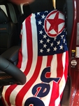 Seat Armour T2G100JEPUS Towel 2 Go Jeep American Flag Seat Cover