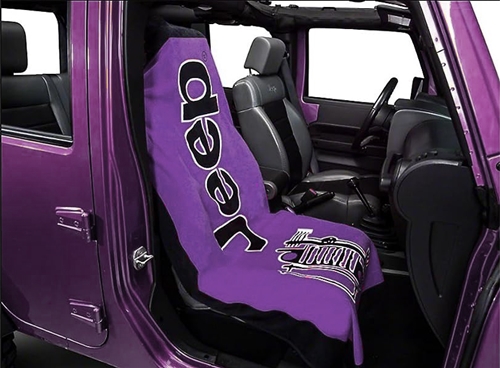 Seat Armour Towel 2 Go Jeep Seat Cover - Purple