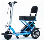 Enhance Mobility T3045-B Triaxe Sport Foldable Scooter - Blue