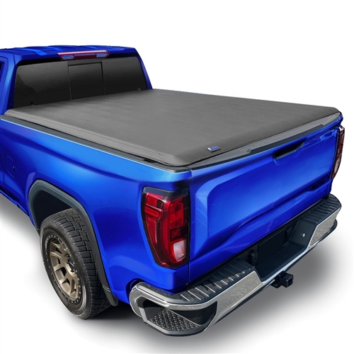 Tyger Auto TG-BC1C9054 T1 Soft Roll Up Truck Bed Tonneau Cover, 2019-2021 Chevy Silverado/GMC Sierra 1500 New Style, 6' 6" Bed