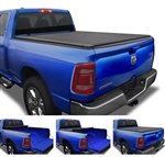 Tyger Auto T1 Soft Roll Up Truck Bed Tonneau Cover, 2019-21 Ram 1500 New Style, 6' 4" Bed