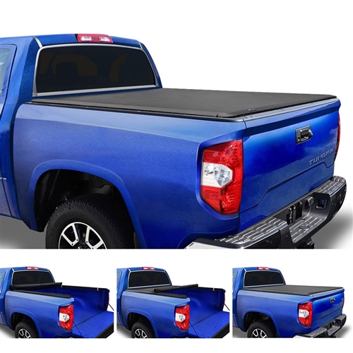 Tyger Auto TG-BC1T9039 T1 Soft Roll Up Truck Bed Tonneau Cover, 2007-2013 Toyota Tundra, 6.5' Bed