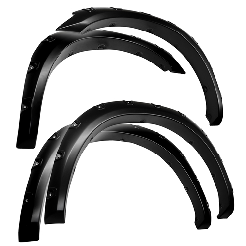 Tyger Auto TG-FF8D4138 4-Piece Bolt-Riveted Style Fender Flares For 2010-2018 Dodge Ram 2500/3500, 6.5' Or 8' Bed