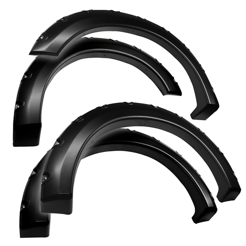 Tyger Auto TG-FF8F4098 4-Piece Bolt-Riveted Style Fender Flares For 1999-2007 Ford F-250/350 Super Duty