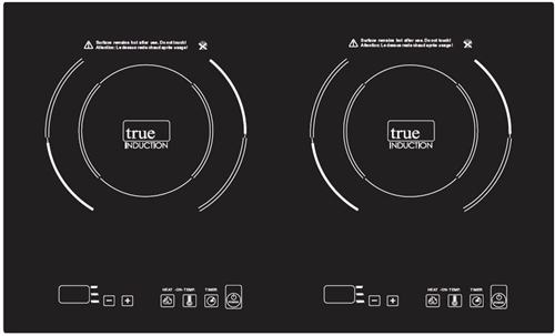 True Induction MD2B 21 Inch Electric Induction Smoothtop Cooktop