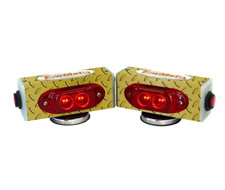 TowMate Pair of Individual Wireless Tow Lights - Diamond Tread