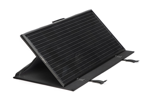 Zamp Solar USP2003 OBSIDIAN Series 100-Watt Portable Solar Kit, With Charge Controller