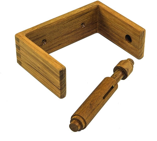 WhiteCap Industries 62322 Teak Wood Toilet Tissue Holder